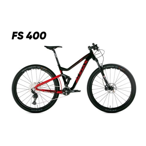 Bicicleta 29 Audax Fs 400 Deore 1x12v Preta Vermelha