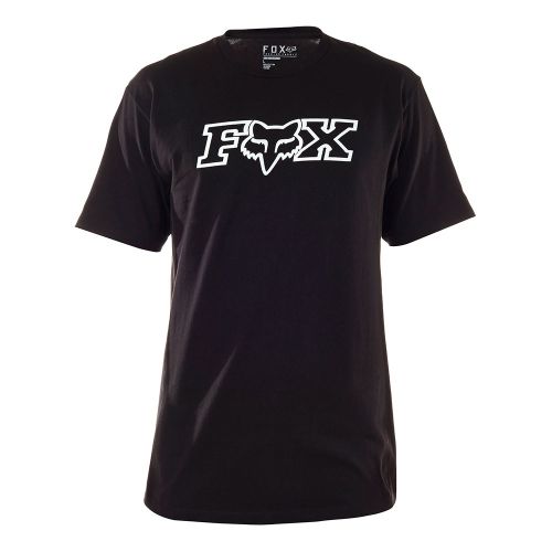 Camisa Fox Legacy Fheadx C/logo Grande Preta