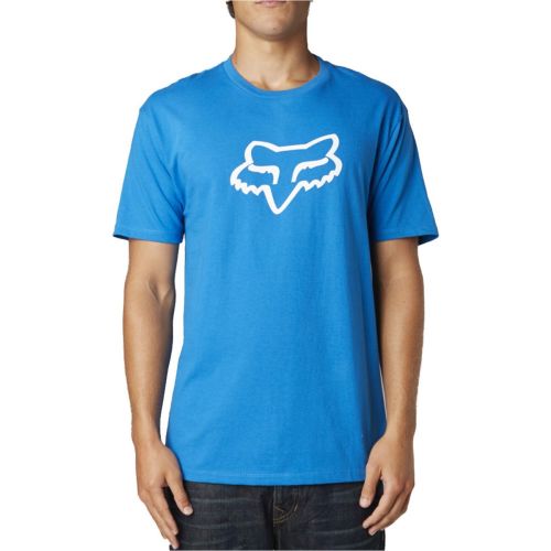 Camisa Fox Legacy Head Azul C/logo Branco
