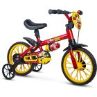 Bicicleta Aro 12 Nathor Vermelho/amarelo Mickey