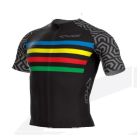 Camisa Masc. Ciclismo M/curta Ekoi Mundial Preta
