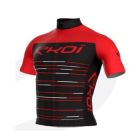 Camisa Masc. Ciclismo M/curta Ekoi Noir Preta Vermelho