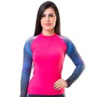 Camisa Fem Elite Pink Roxa M/longa 135002